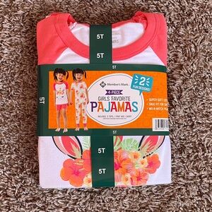 NEW 5T Summer Pajama Set- Tropical Flower